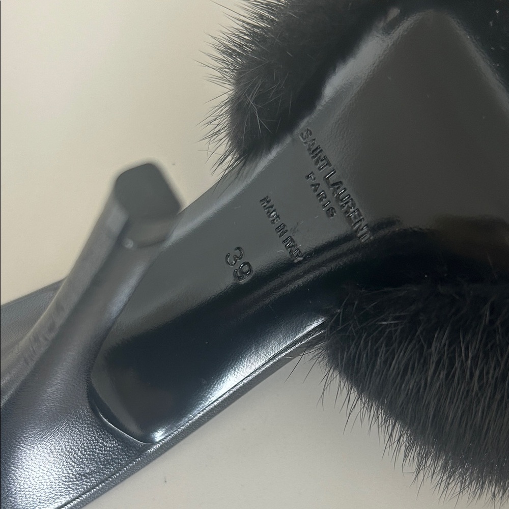 Saint Laurent Black Femmina Heels - Picture 3 of 5